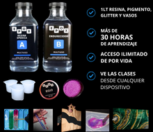 Cargar imagen en el visor de la galería, CURSO COMPLETO + KIT DE RESINA
