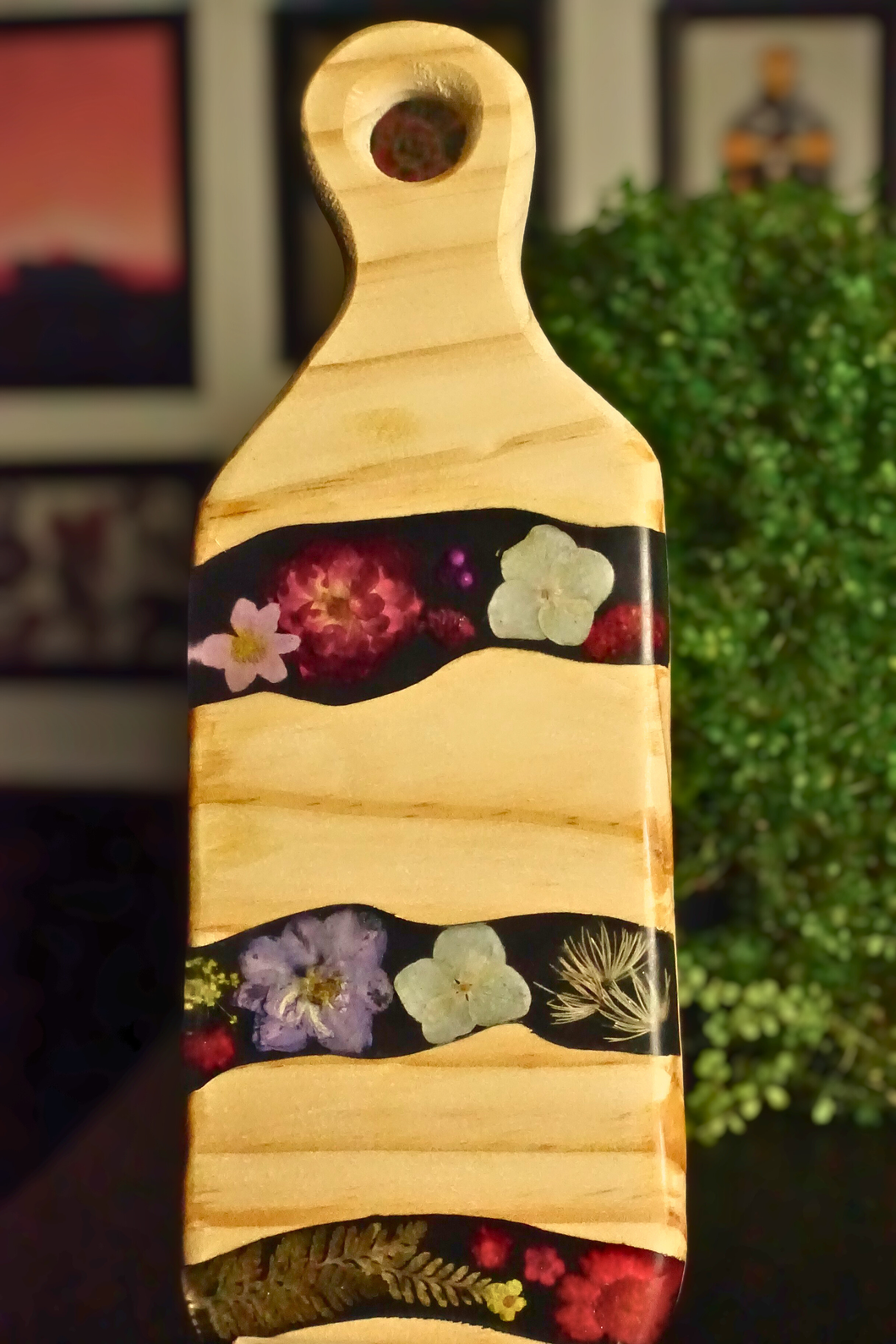 Bandeja con Mango: Encapsulado de Flores