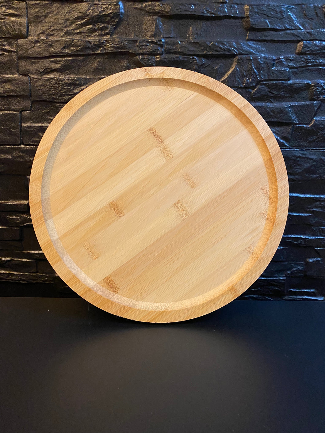 PLATO REDONDO DE BAMBU