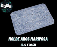 Cargar imagen en el visor de la galería, MOLDE AROS MARIPOSA
